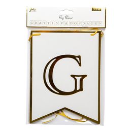 Diaesitys - Viirinauha Grattis på Dopdagen Valkoinen/Kulta