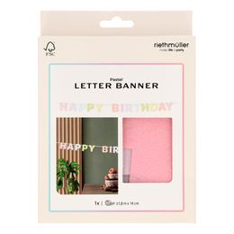 Bildspel - Girlang Happy Birthday Dreamy Pastel