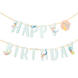 Viirinauha Happy Birthday Mermaid Waves