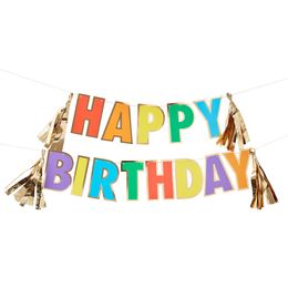 Guirlande Happy Birthday Multi