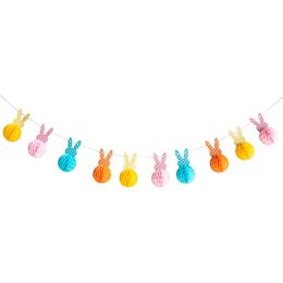 Guirlande Honeycombs Påskeharer
