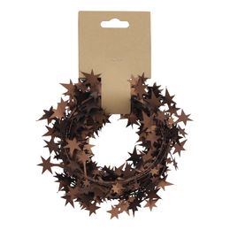 Girlang med Stjärnor Koppar Matt