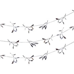 Girlander Misteltein Sølv