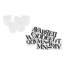 Bildspel - Girlang Mr and Mrs med Bokstäver Svart/Vit