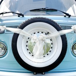 Bildspel - Girlang Organza Vit