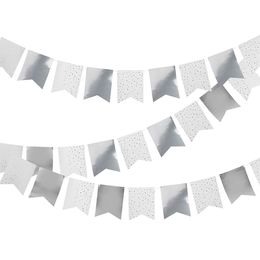 Girlang Silver/Vit Lång