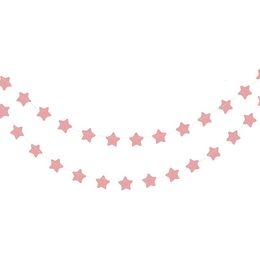 Girlang Stjärnor Rosa