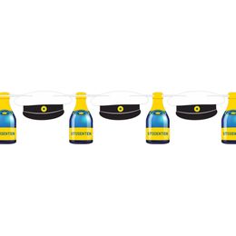 Banner Studentlue & Champagneflaske