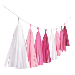 Guirlande Tassel Lyserød DIY