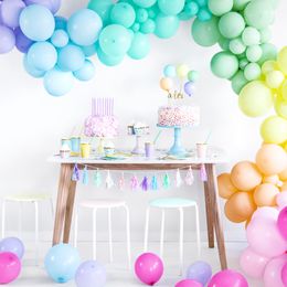 Bildspel - Girlang Tofsar Pastell