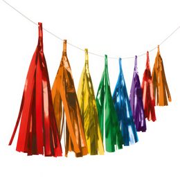 Girlang Tofsar Regnbåge