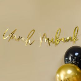 Bildspel - Girlang Umrah Mubarak Guld