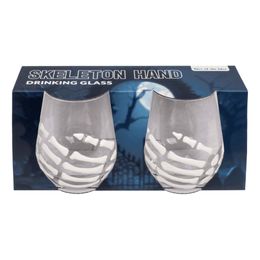 Lysbildefremvisning - Glas med Skeletthånd