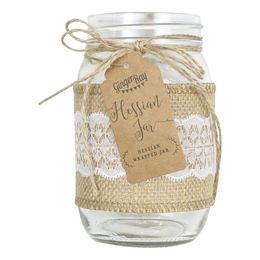 Lysbildefremvisning - Glasskrukke med Bohemsk Bånd