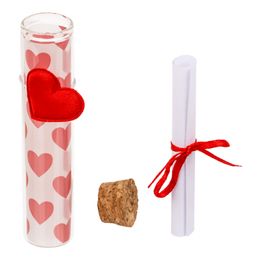 Glasburk med Kärlekslapp