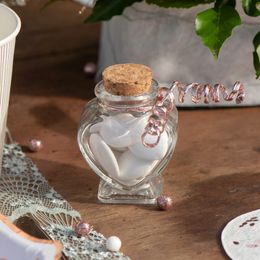 Bildspel - Glasburkar med Korklock Hjärta