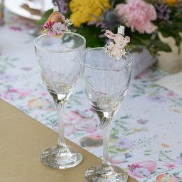 Lysbildefremvisning - Glasmarkører Kanin Påske