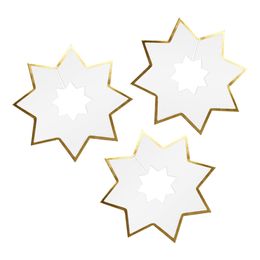 Glasmarkører Stjerner Hvide
