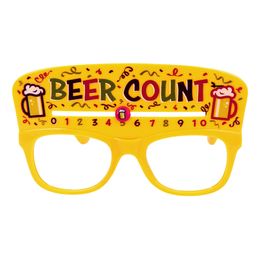 Lysbildefremvisning - Briller Beer Count Gul
