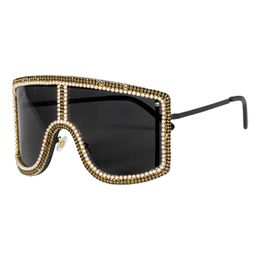 Diva Briller med Strass Sort/Guld