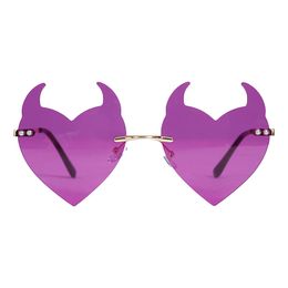 Bildspel - Glasögon Djävul Lila