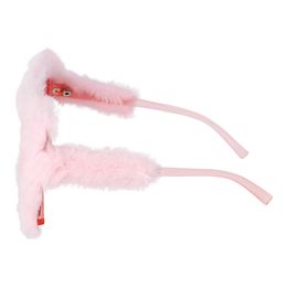 Lysbildefremvisning - Briller Fluffy Lyserød