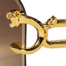 Lysbildefremvisning - Briller Guld Leopard