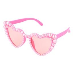 Vaaleanpunaiset Sydänlasit Helmisomisteilla