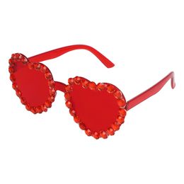 Sydänlasit Punainen Timanteilla