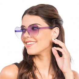 Bildspel - Glasögon Hjärtformade Lila