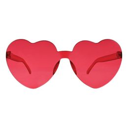 Diaesitys - Sydämenmuotoiset Punaiset Silmälasit