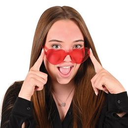 Diaesitys - Sydämenmuotoiset Punaiset Silmälasit