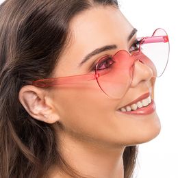 Glasögon Hjärtformade Rosa