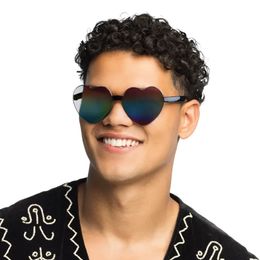 Bildspel - Glasögon Hjärtformade Svart