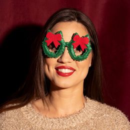 Lysbildefremvisning - Briller Julekrans