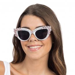 Bildspel - Glasögon med Stenar Rosa