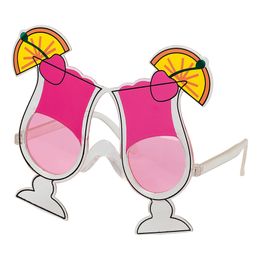 Lyserøde Drinksbriller