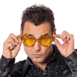 Bildspel - Glasögon Runda Stora Gula