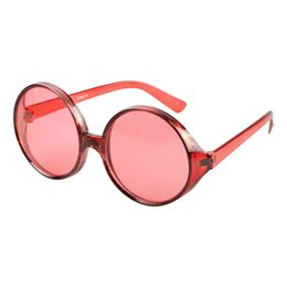 Glasögon Runda Stora Röda