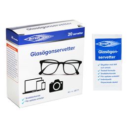 Glasögonservetter