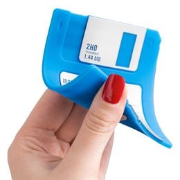 Bildspel - Glasunderlägg Diskett