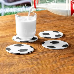 Bildspel - Glasunderlägg Fotboll i Silikon