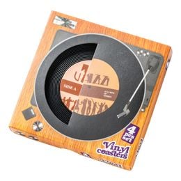 Bildspel - Glasunderlägg Vinylskivor