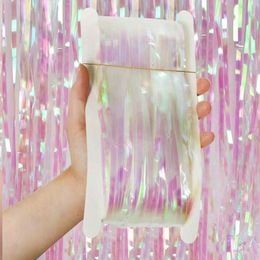 Bildspel - Glitterdraperi Färgskimrande