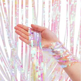 Bildspel - Glitterdraperi Färgskimrande