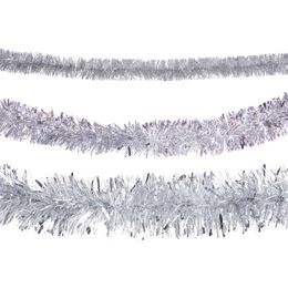 Glitterguirlande Sølv