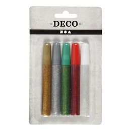 Bildspel - Glitterlim Mixade Färger