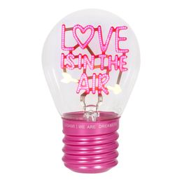 Glödlampsformad Bordslampa Love is in the air
