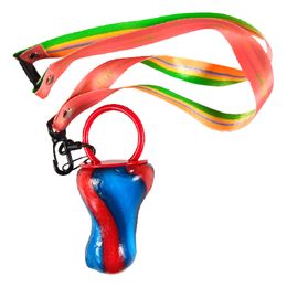 Godisnapp med Nyckelband Röd/Blå