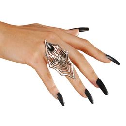 Goottilainen Sormus Metallinen Hämähäkki